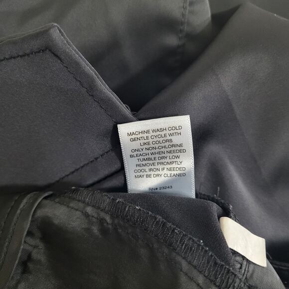 Gabrielle Union Black Satin Cargo Jogger Pants Womens 8 Relaxed Dressy N… - Picture 9 of 13